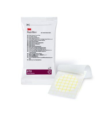 3m? petrifilm? 6491金黃色葡萄球菌快速測(cè)試片，500片/箱。