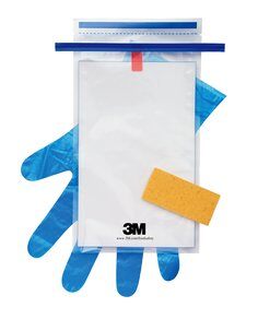 3M? HS10LET2G水合海綿，含10毫升李氏肉湯和手套，100套/箱