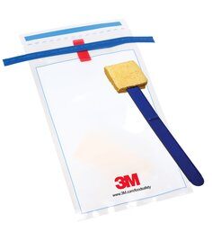 3M? SSL10NB海綿涂抹棒，含10毫升中和緩沖液，100套/盒